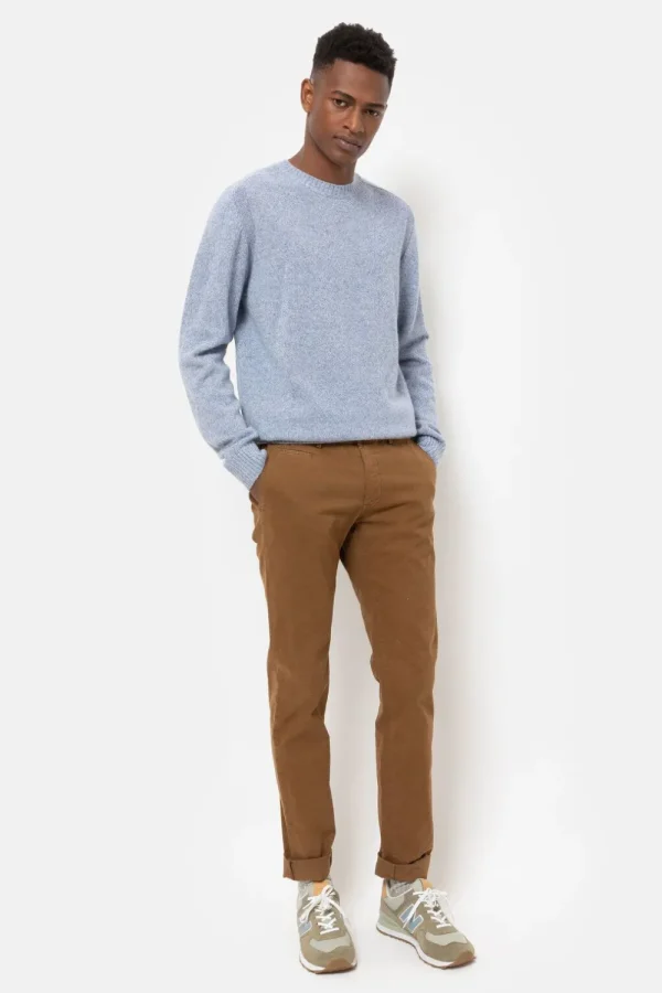 Donker E Mannen Chino Met Slim Fit-Terre Bleue Flash Sale