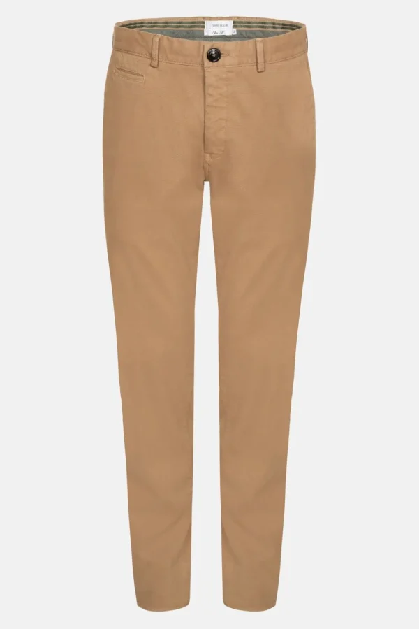 Donker E Mannen Chino Met Slim Fit-Terre Bleue Flash Sale