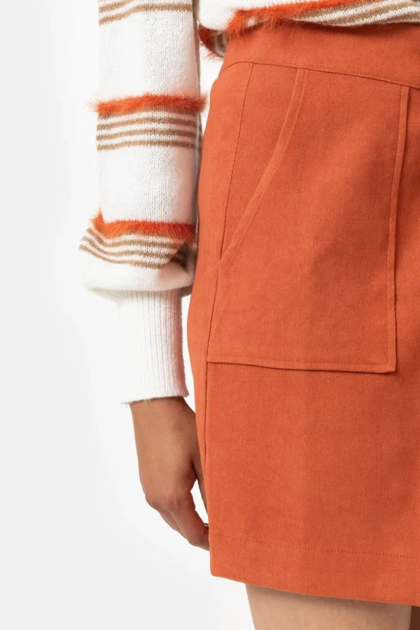 Ecru Pull Met Brede Rolkraag En E Strepen-Terre Bleue Shop