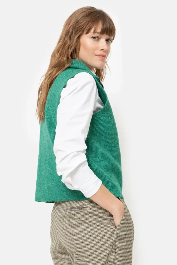 Geruite E Tapered Broek Met Bandplooi-Terre Bleue Hot