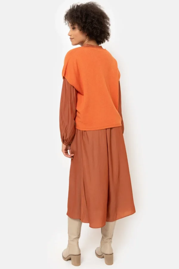 Oversized Debardeur Met Diepe V-Hals-Terre Bleue Clearance