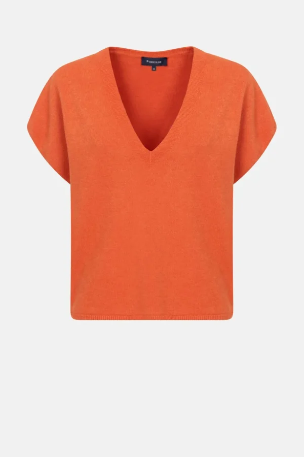 Oversized Debardeur Met Diepe V-Hals-Terre Bleue Clearance